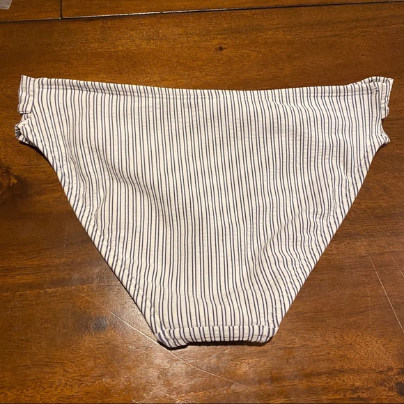 🌞Seersucker Loop Side Hipster Bottom Striped - Picture 5 of 8